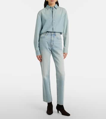 London high-rise straight jeans | Slvrlake