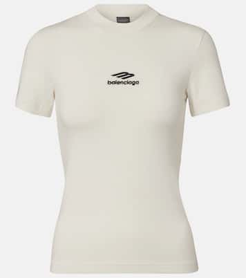 3B Sports Icon cotton-blend jersey T-shirt | Balenciaga
