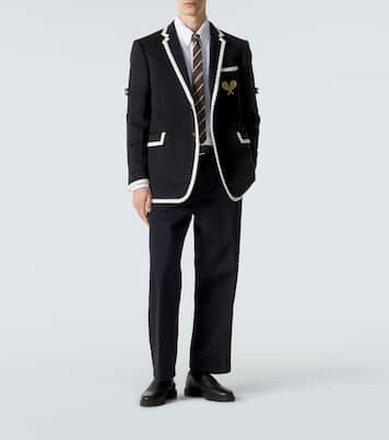 Bestickter Blazer aus Kaschmir | Thom Browne