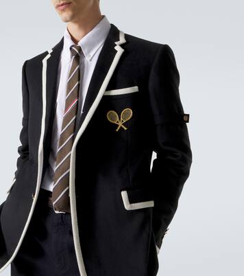 Bestickter Blazer aus Kaschmir | Thom Browne
