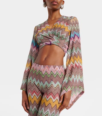 Cropped-Top aus Häkelstrick | Missoni