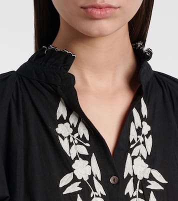 Minikleid aus Baumwolle und Leinen | Juliet Dunn