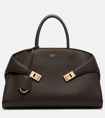 Tote Bag Hug Medium aus Leder | Ferragamo