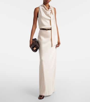 Satin maxi skirt | Vince