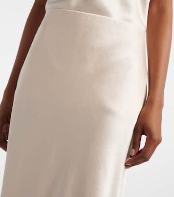 Satin maxi skirt | Vince