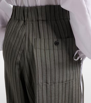 Pantalon ample rayé | Dries Van Noten