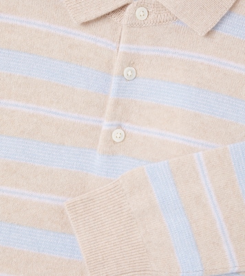 x Guest In Residence – Pull Louie rayé en cachemire | Bonpoint