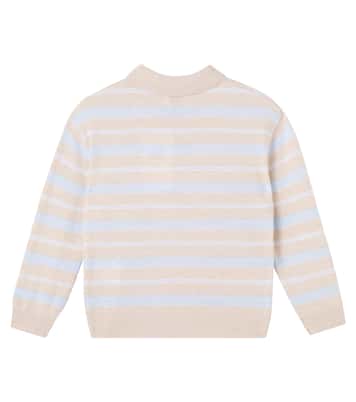 x Guest In Residence – Pull Louie rayé en cachemire | Bonpoint