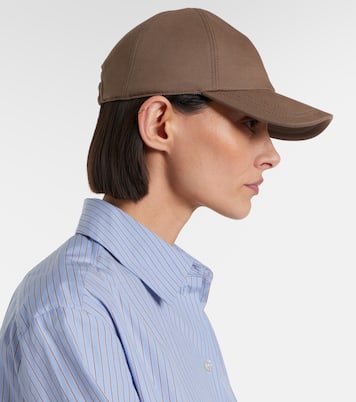 Gorra de béisbol Caspian en mezcla de algodón y cachemir | The Row