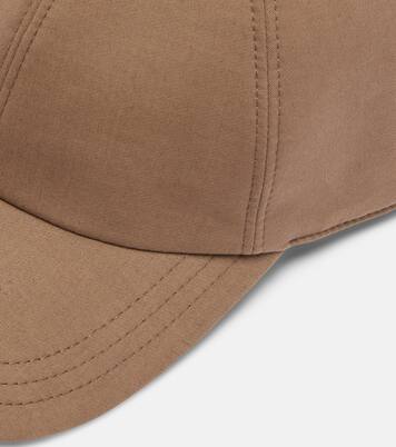 Gorra de béisbol Caspian en mezcla de algodón y cachemir | The Row