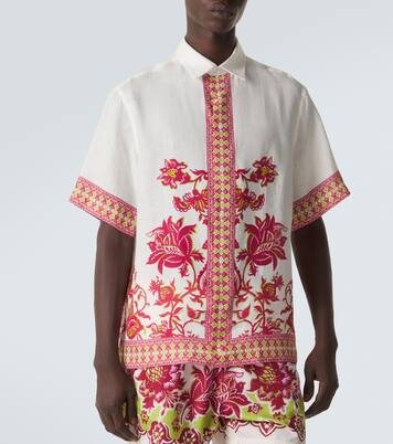 Camisa de lino floral | Etro