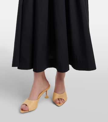 Shirred cotton midi dress | Dôen