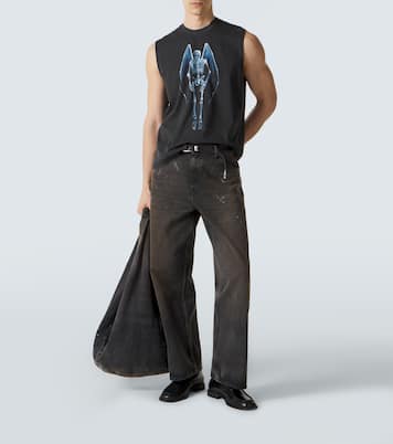 Breathe printed cotton tank top | Our Legacy
