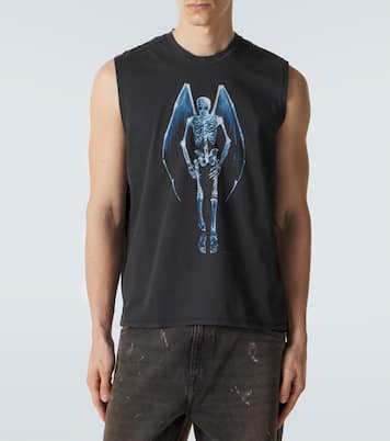 Breathe printed cotton tank top | Our Legacy