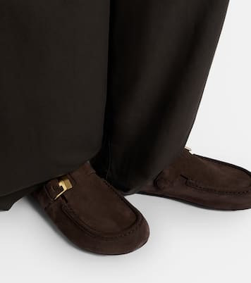 Verzierte Slippers aus Veloursleder | Tod's