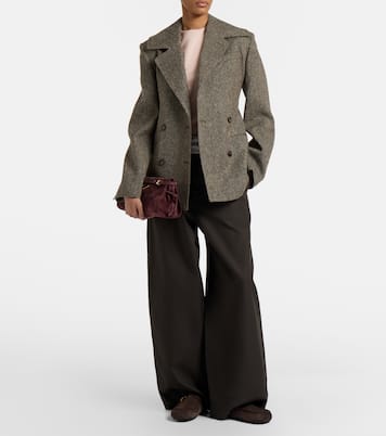 Verzierte Slippers aus Veloursleder | Tod's