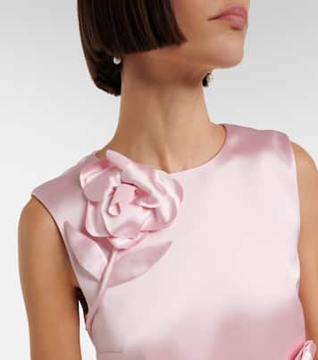 Minikleid aus Satin | Self-Portrait