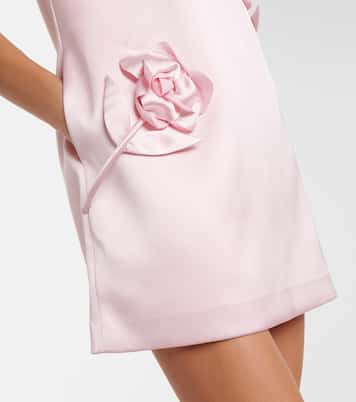 Minikleid aus Satin | Self-Portrait