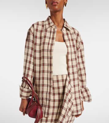 Camisa de lino a cuadros | Róhe