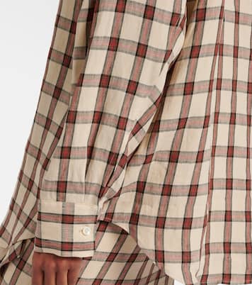 Camisa de lino a cuadros | Róhe