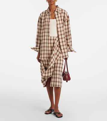 Camisa de lino a cuadros | Róhe