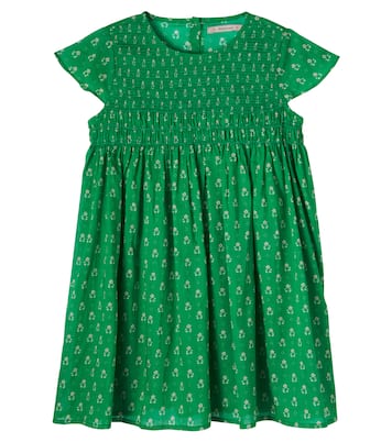 Robe en voile de coton à fleurs | Konges Sløjd