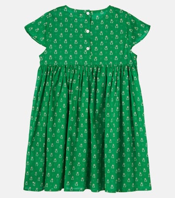 Robe en voile de coton à fleurs | Konges Sløjd