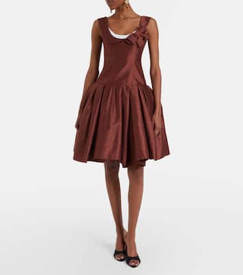 Bow-detail mini dress | Shushu/Tong