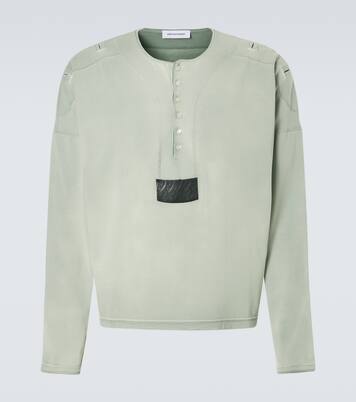 Sargo cotton Henley shirt | Kiko Kostadinov