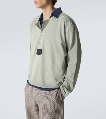 Sargo cotton Henley shirt | Kiko Kostadinov
