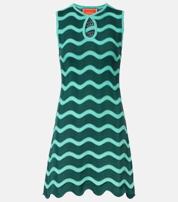 Minikleid Wavy aus Häkelstrick | La DoubleJ