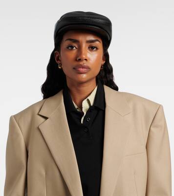 Gorra newsboy de piel | Ruslan Baginskiy