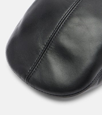 Gorra newsboy de piel | Ruslan Baginskiy