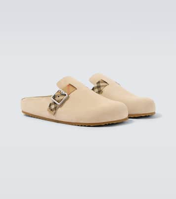 Mules Urchin en daim | Burberry