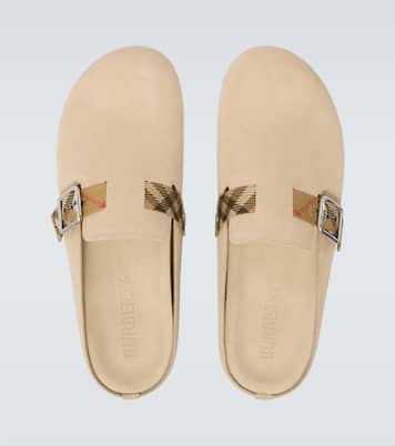 Mules Urchin en daim | Burberry