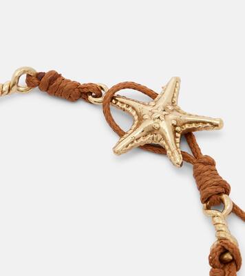 Faux pearl embellished charm bracelet | Alémais