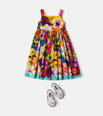 Kleid aus Baumwolle | Dolce&Gabbana Kids