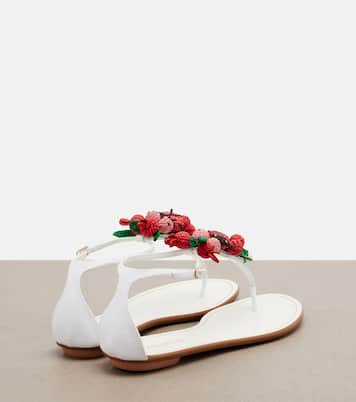 Botanica 라피아 이펙트 통 샌들 | Aquazzura