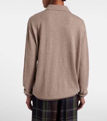 Tala wool-blend polo sweater | The Frankie Shop