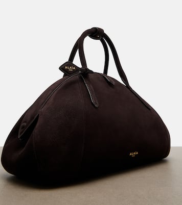 Purse Small suede top-handle bag | Alaïa