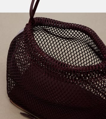 Le Pochon fishnet bucket bag | Alaïa