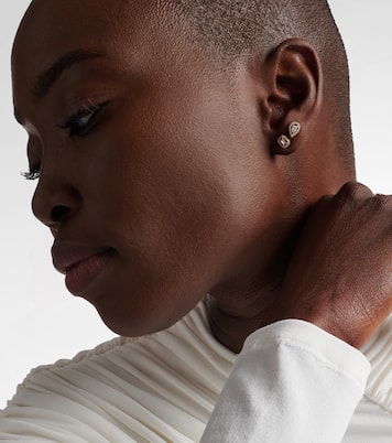 Pendientes My Twin 1+2 de oro rosa de 18 ct con diamantes | Messika