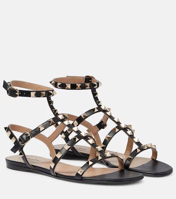 Valentino Garavani Rockstud leather sandals | Valentino Garavani