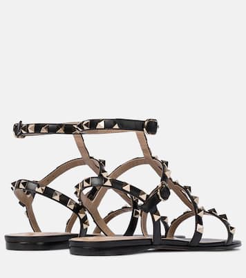 Valentino Garavani Rockstud leather sandals | Valentino Garavani