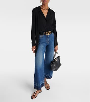 Valentino Garavani Rockstud leather sandals | Valentino Garavani