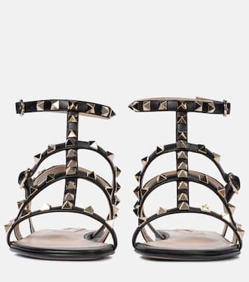 Valentino Garavani Rockstud leather sandals | Valentino Garavani