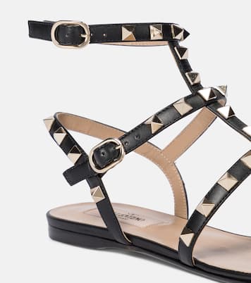 Valentino Garavani Rockstud leather sandals | Valentino Garavani