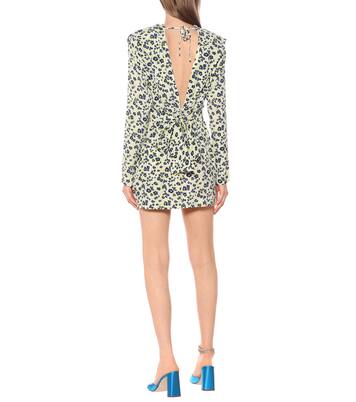 Robe Wanda imprimée en crêpe | Rotate