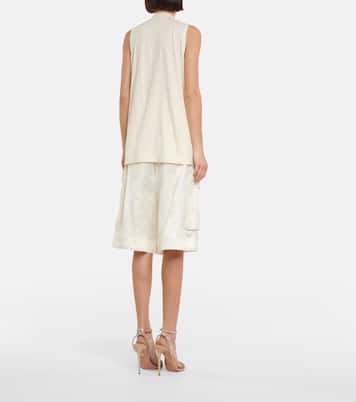 Verziertes Top aus Baumwolle und Seide | JW Anderson