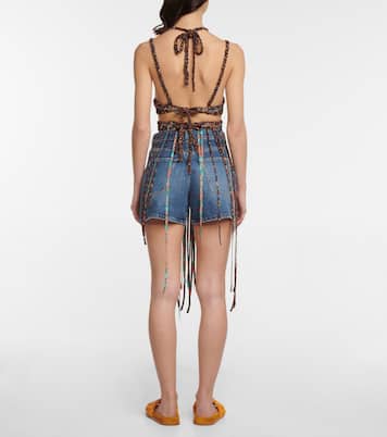 Cropped-Top aus Seide | Chloé